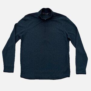 Under Armour Men’s Large Charcoal Gray Quarter Zip Long Sleeve Jogger Pullover